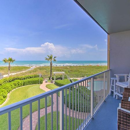 Sunny Oceanfront Condo On South Padre Island Beach Exterior photo