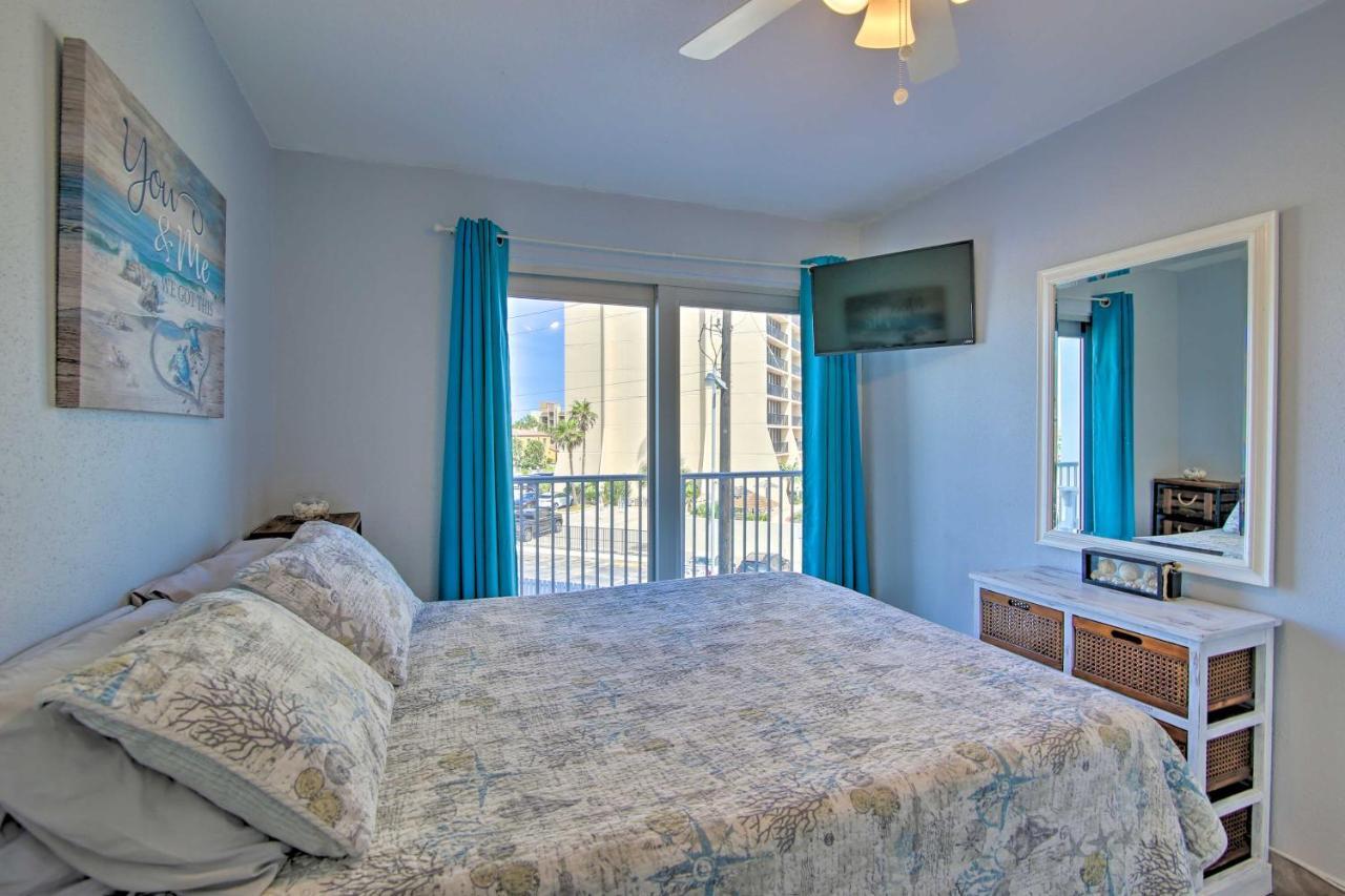 Sunny Oceanfront Condo On South Padre Island Beach Exterior photo